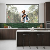 Aangepaste foto-vensterweergave raamsticker