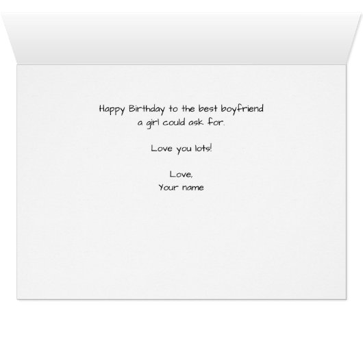 Aangepaste foto verjaardag (Binenzijde Horizontaal (Onderkant))