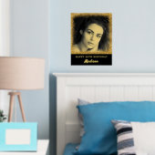 Aangepaste foto verjaardag folie afdrukken (Insitu (Slaapkamer))