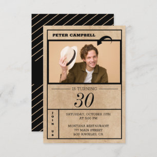 Aangepaste foto verjaardag kaart