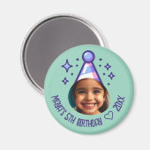 Aangepaste Foto Verjaardag Party Pet Keepsake Magneet (Voorkant / Achterkant)