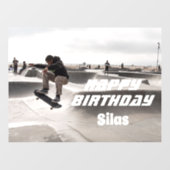 Aangepaste foto Verjaardag Venster Cling Raamsticker (Vel)