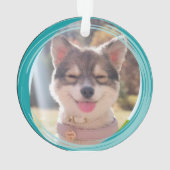 Aangepaste foto-versiering ornament (achterkant)