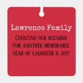 Aangepaste foto vierkant artsy keepsake ornament (Achterkant)