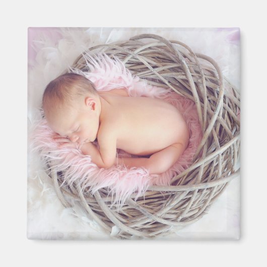 Aangepaste foto vierkante magneet (Voorkant)