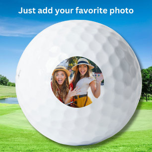 Aangepaste foto voor aangepaste reeks golfballen