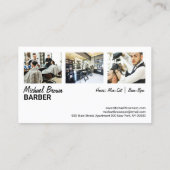 Aangepaste foto voor Barbershop Visitekaartje (Achterkant)