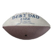 Aangepaste foto voor beste vader Modern script American Football (Gedraaid 270)