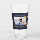 Aangepaste foto voor beste vader ooit glas (Voorkant)