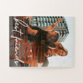 Aangepaste foto voor beste vrienden legpuzzel (Horizontaal)