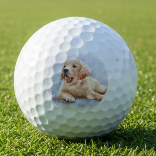 Aangepaste foto voor honden golfballen