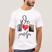 Aangepaste foto voor modern script | We horen jull T-shirt (Voorkant)