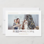 Aangepaste foto voor moderne kerstfeestelijke fees (Voorkant)