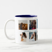 Aangepaste foto voor moederdag tweekleurige koffiemok (Links)