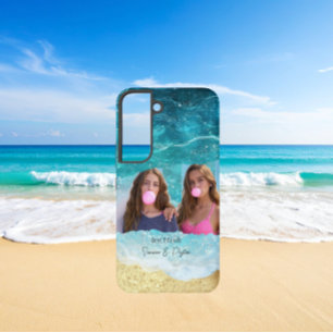 Aangepaste foto voor Mooie Oceaan/Strand Vriendinn Samsung Galaxy Hoesje