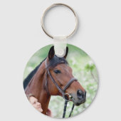 Aangepaste foto voor paarden sleutelhanger (Achterkant)