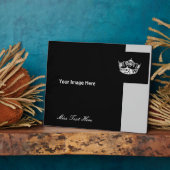 Aangepaste foto voor pageant Royalty Fotoplaat (Zijkant)