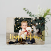 Aangepaste foto voor Prettige feestdagen (Staand Voorkant)