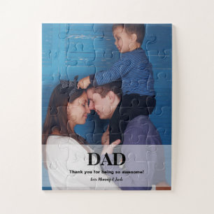 Aangepaste foto voor vaders legpuzzel