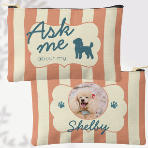 Aangepaste foto Vraag me over mijn hond Poodle Etui