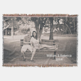 Aangepaste foto-wandelen deken