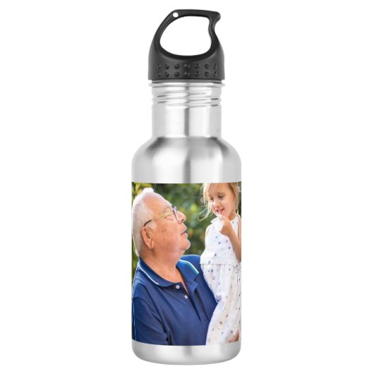 Aangepaste foto waterfles (Voorkant)