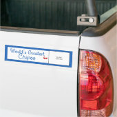 Aangepaste foto! Wereldwijd de grootste Chipoo Bumpersticker (Op Truck)