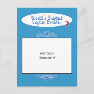 Aangepaste foto! Wereldwijd de grootste Engelse bu Briefkaart
