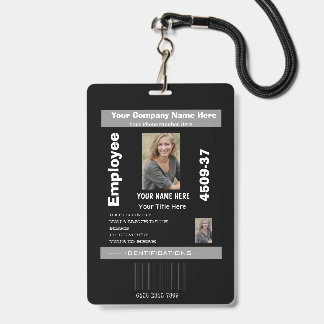 Aangepaste foto-werknemerspas bedrijfsbeveiliging  badge