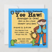 Aangepaste foto Westerne feestdag Kaart (Achterkant)
