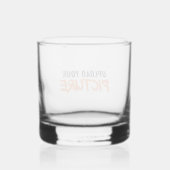 Aangepaste Foto Whiskey Glas (Achterkant)