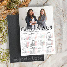 Aangepaste Foto Witte Kalender 2026 Magnetische Ka
