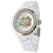 Aangepaste foto Women's Watch Horloge (Gekanteld)
