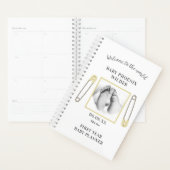 Aangepaste foto Yellow Baby's eerste jaarplanner Planner (Display)