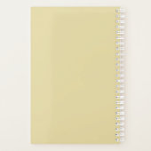Aangepaste foto Yellow Baby's eerste jaarplanner Planner (Achterkant)