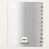 Aangepaste foto zilveren reizen planner (Achterkant)