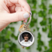 Aangepaste foto Zo geliefde persoon Memorial Gift Sleutelhanger (Hand)