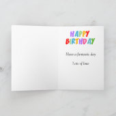 Aangepaste foto Zuster Verjaardag Kaart (Binnen)