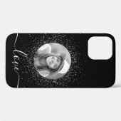 Aangepaste foto, zwart op maat Case-Mate iPhone case (Achterkant (horizontaal))