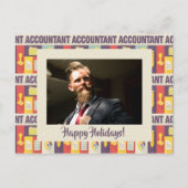 Aangepaste fotoaccountant Prettige feestdagen (Voorkant)