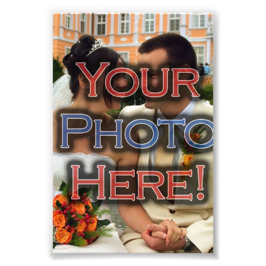 Aangepaste fotoafdrukuitbreiding foto afdruk (Voorkant)