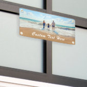 Aangepaste fotobanner met tekst gepersonaliseerd spandoek (Buitenkant Gebouw)