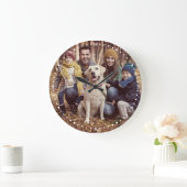 Aangepaste fotobedekking grote klok (Huis)