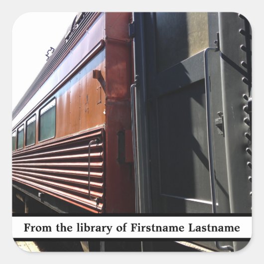 Aangepaste fotoboekplaat vierkante sticker (Voorkant)