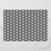 Aangepaste Fotocollage Afstuderen 2025 Folie Kaart (Achterkant)