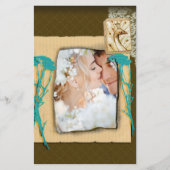 Aangepaste  fotocollage briefpapier (Voorkant)