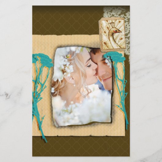 Aangepaste  fotocollage briefpapier (Voorkant)