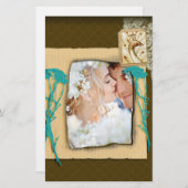 Aangepaste  fotocollage briefpapier (Voorkant / Achterkant)