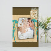 Aangepaste  fotocollage briefpapier (Staand voorkant)