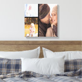 Aangepaste Fotocollage Canvas - Zwart Lijst Afdruk (Insitu (Slaapkamer))